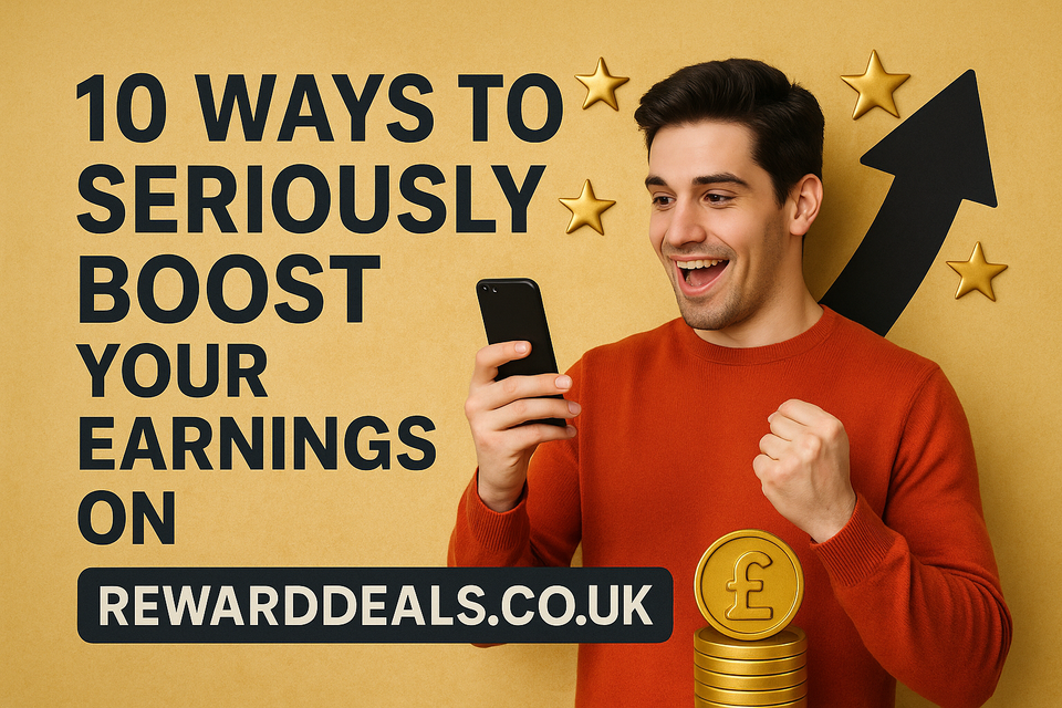 10 Ways To Seriously Boost Your Earnings On RewardDeals.co.uk